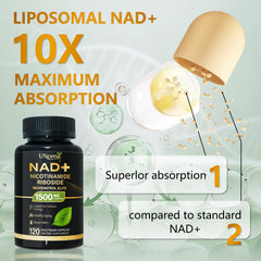 UNcena NAD bottle on a clean tabletop suggesting daily routine