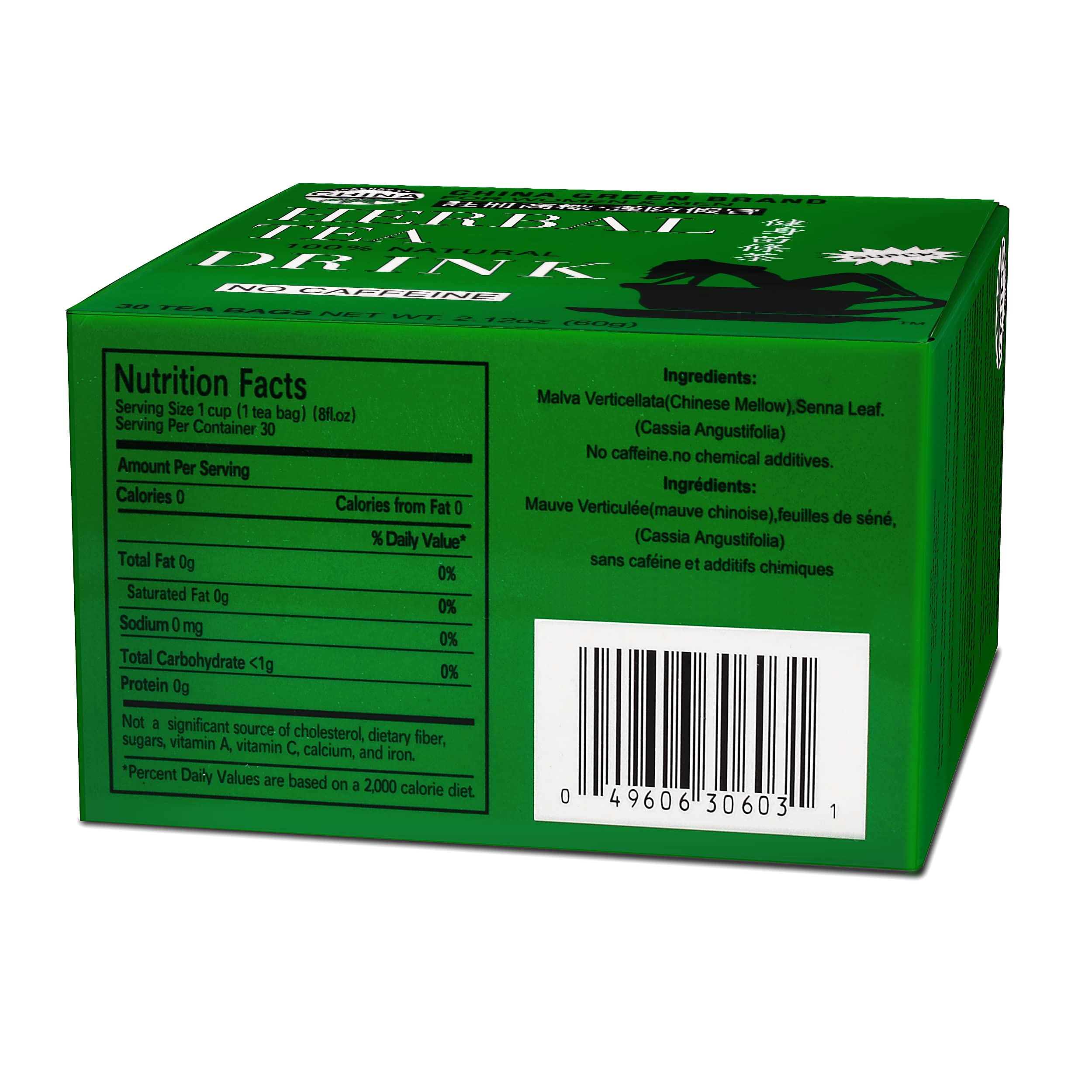 Uncle Lee's Detox Tea loose leaves in a jar, ideal for gentle digestion.
