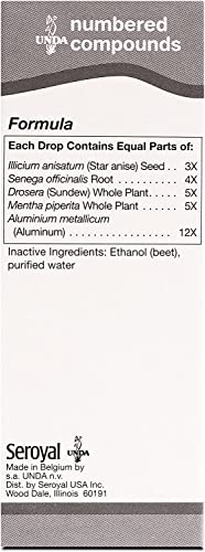 UNDA 19 Numbered Compounds bottle being poured demonstrates easy dosing and administration.