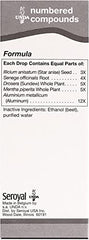 UNDA 19 Numbered Compounds bottle being poured demonstrates easy dosing and administration.