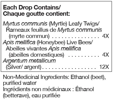 Close up of UNDA 26 Numbered Compounds label for traditional holistic use