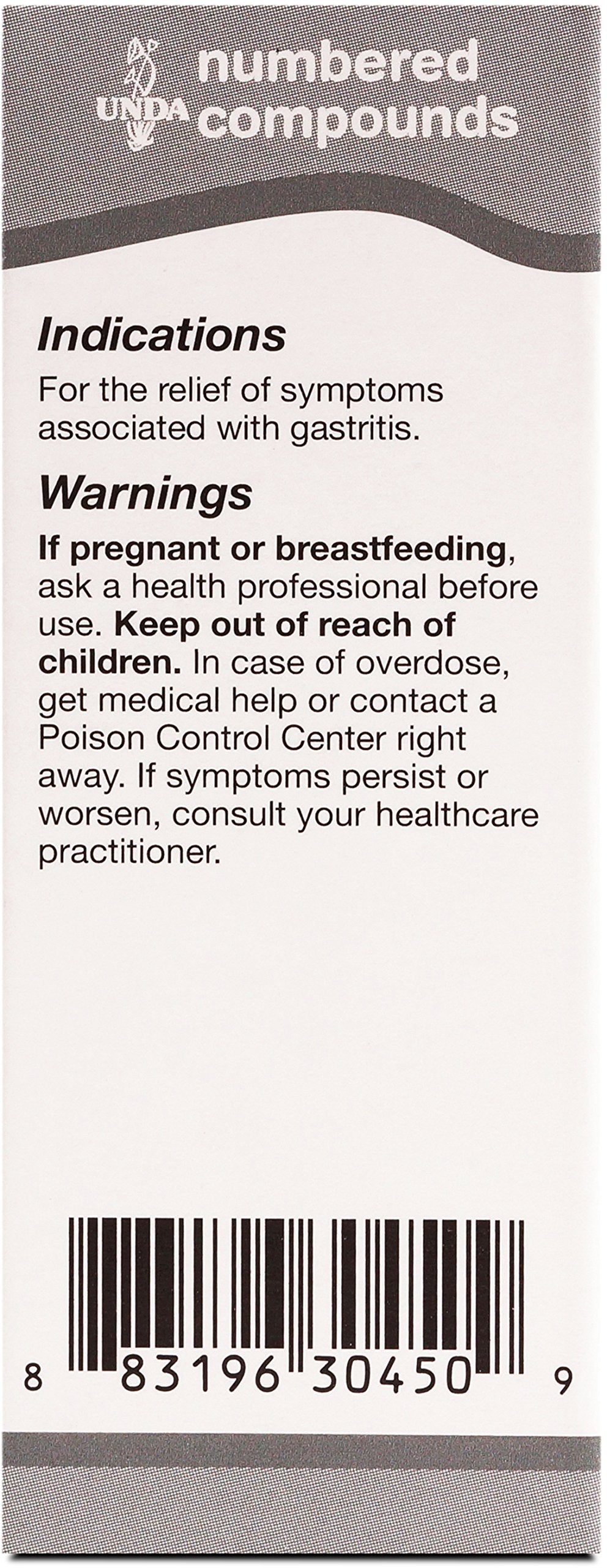 UNDA 31 Numbered Compounds herbal-metal blend close-up