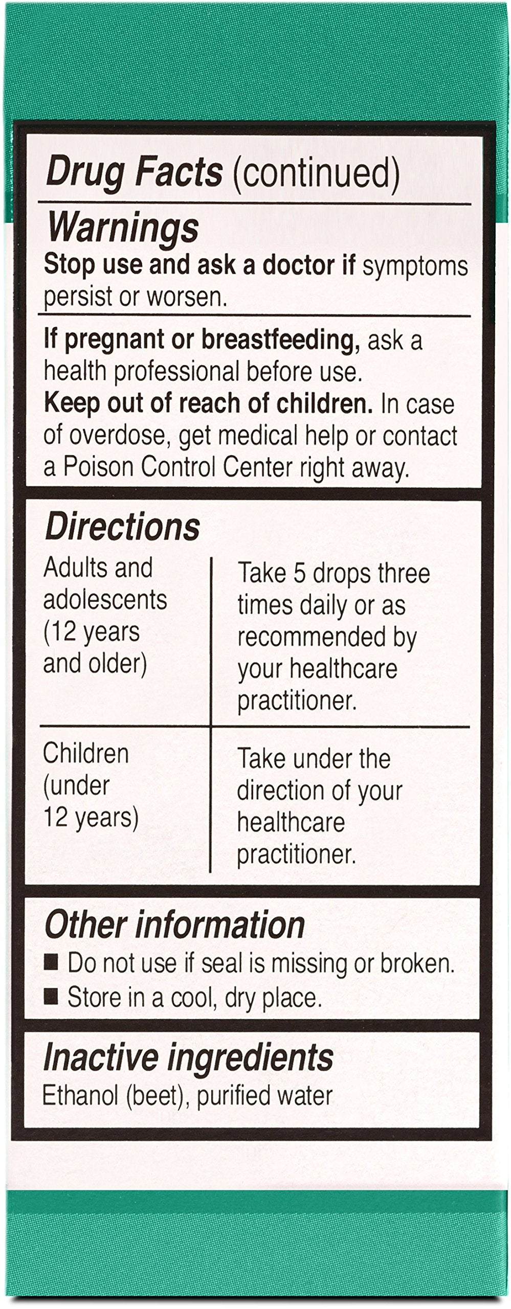UNDA 4 Numbered Compounds drops next to the bottle for easy dosage planning