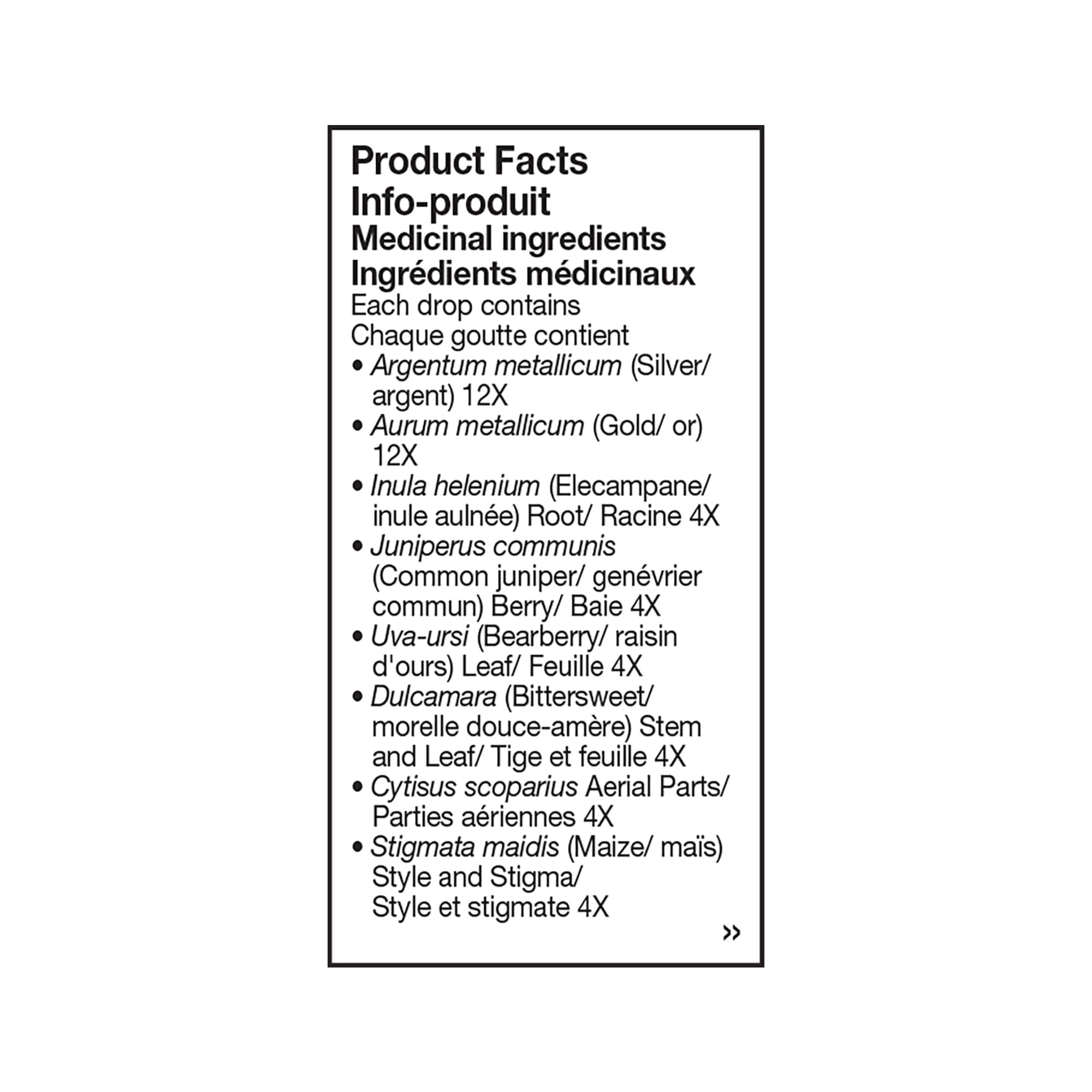 UNDA 44 Numbered Compounds bottle pour illustrating easy dosing for routine use