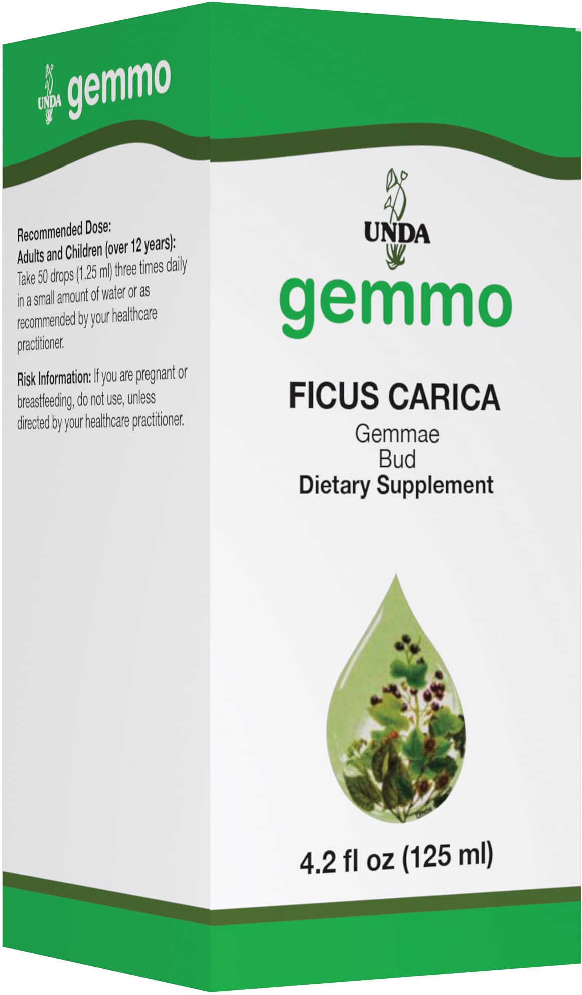 UNDA Fig Bud Extract bottle for daily wellness routines