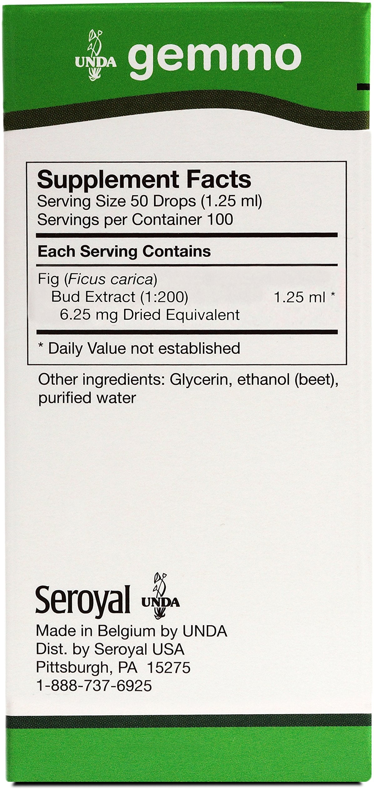 UNDA Fig Bud Macerate dropper showing convenient everyday use