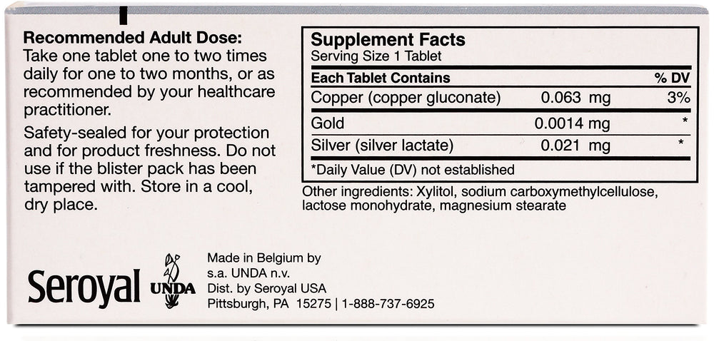 UNDA Gammadyn Cu-Au-Ag bottle pour highlighting easy daily dosing
