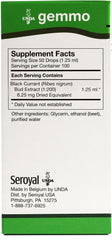 UNDA Gemmo Therapy Ribes Nigrum label close-up highlighting biodynamic ingredients