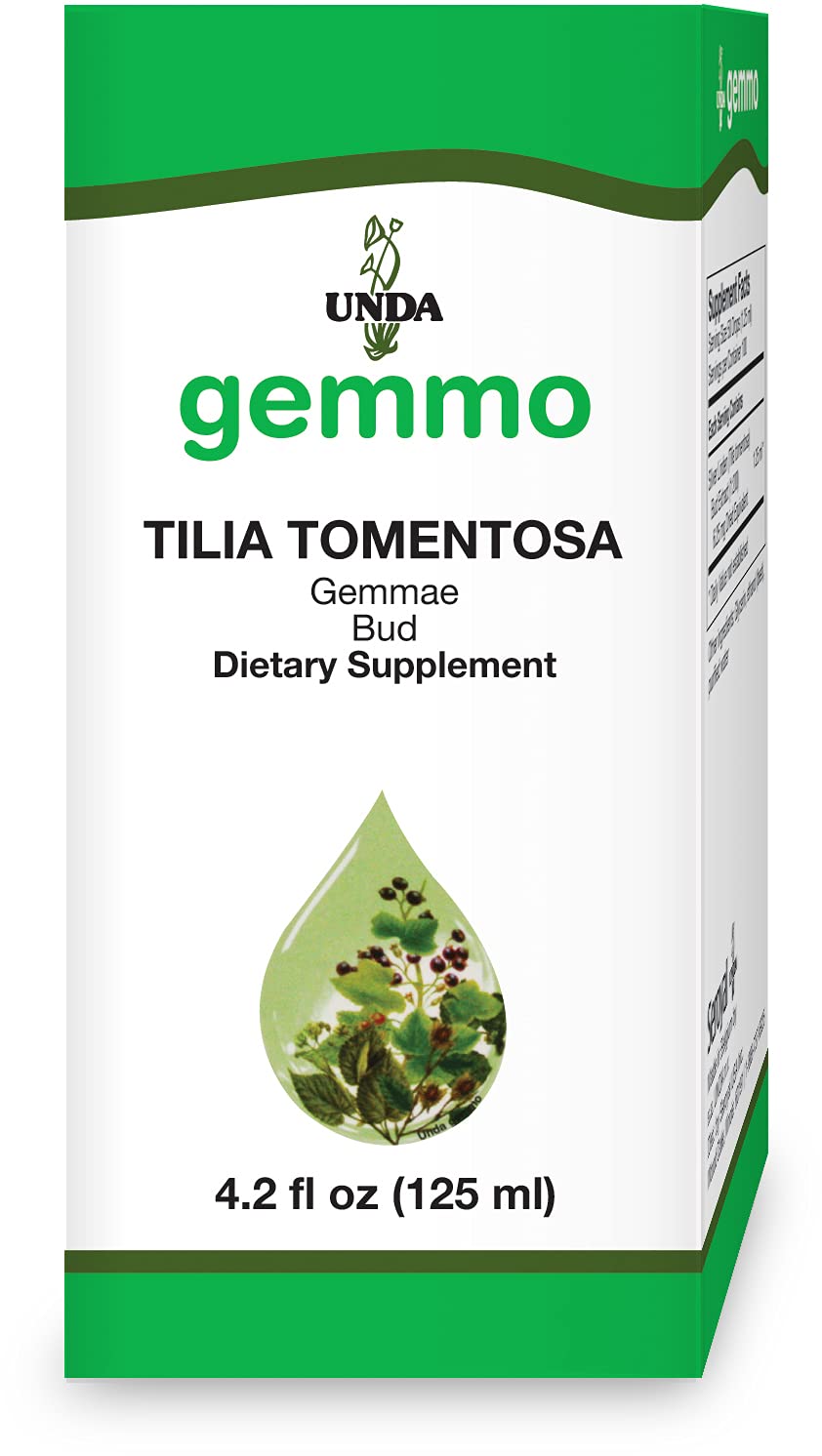UNDA Gemmo Therapy Silver Linden Bud bottle may support gentle drainage and everyday balance.