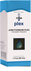 UNDA Juncturinum Plex bottle label for daily use in a home routine