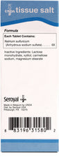 Front view of UNDA Natrium Sulfuricum 6X bottle for daily homeopathic use.