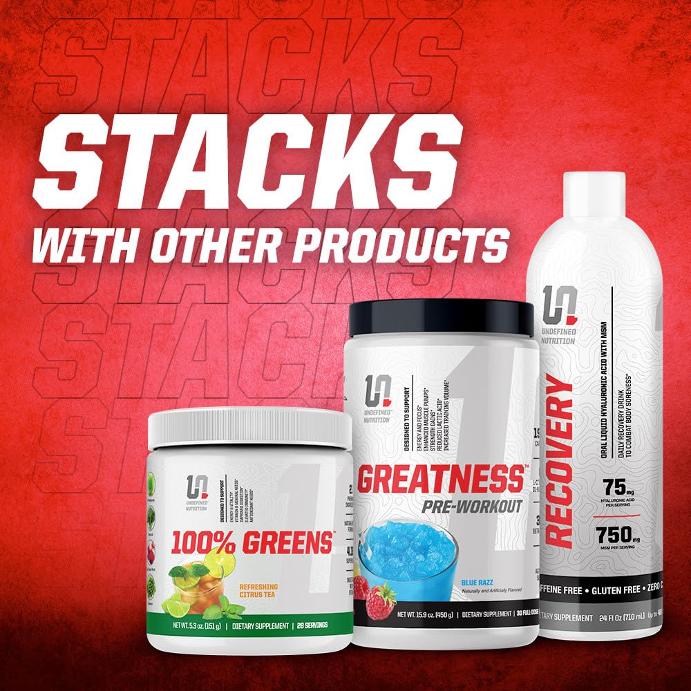 Undefined Nutrition vegan-friendly, dairy-free formula for diverse diets.