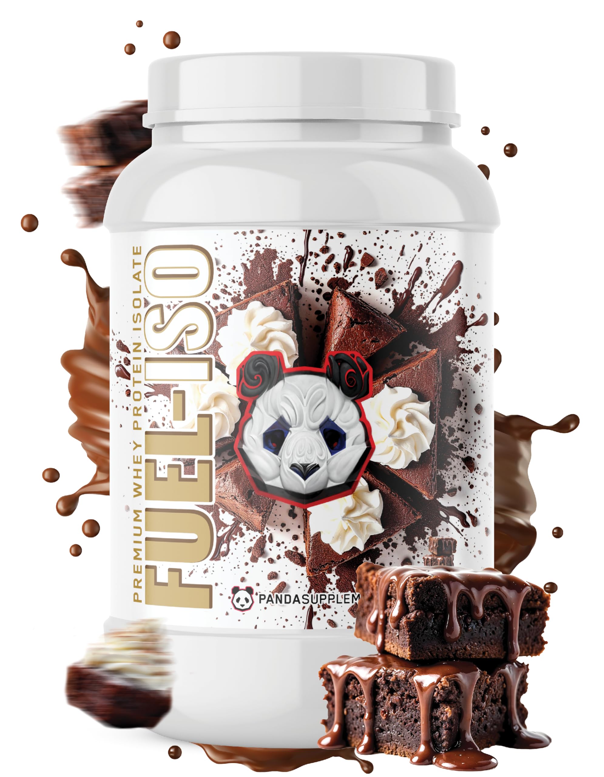 Athlete on the go using Panda Fuel ISO between workouts