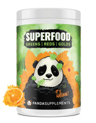 Underground Bio Labs Panda Supps greens tub front view for daily energy support