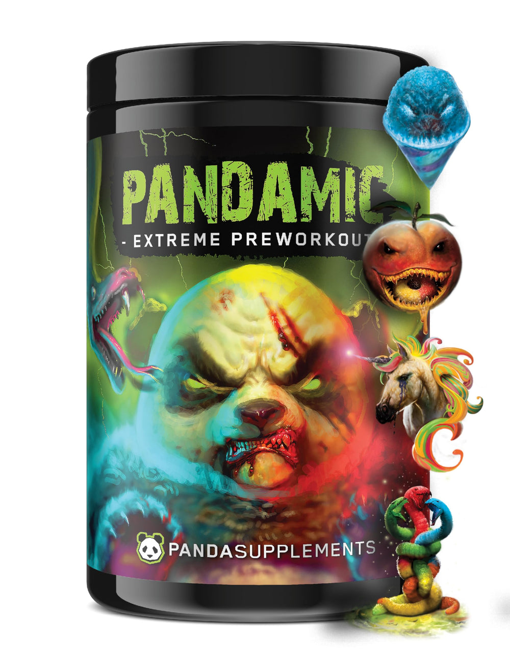 Visual of powder and pump concept suggesting training performance potential.