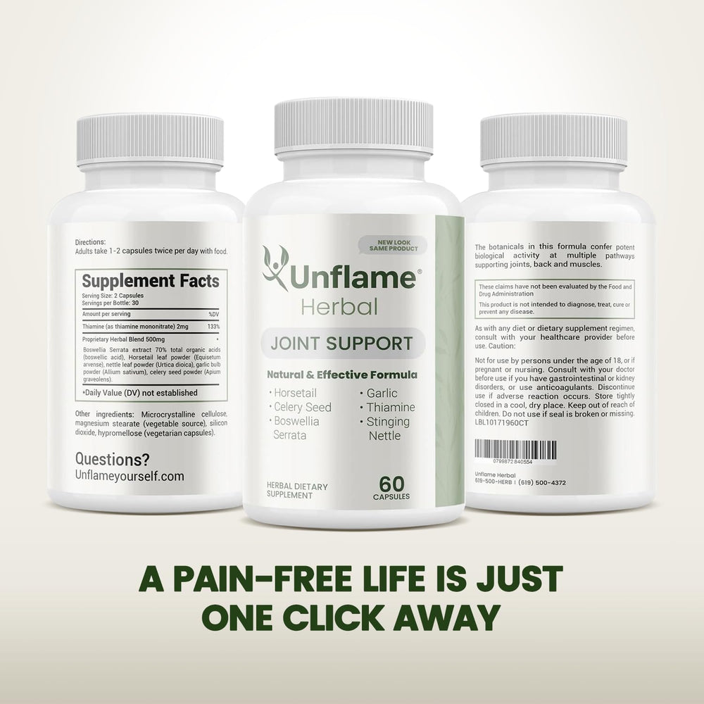 Unflame Herbal active-use scenario shows comfortable movement through the day.