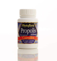 Uniflora Phytoflora green bee propolis bottle highlights premium propolis source for daily wellness.
