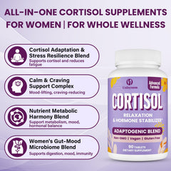 Uniisyunm Cortisol Supplements for Women night time use helps promote restful sleep.
