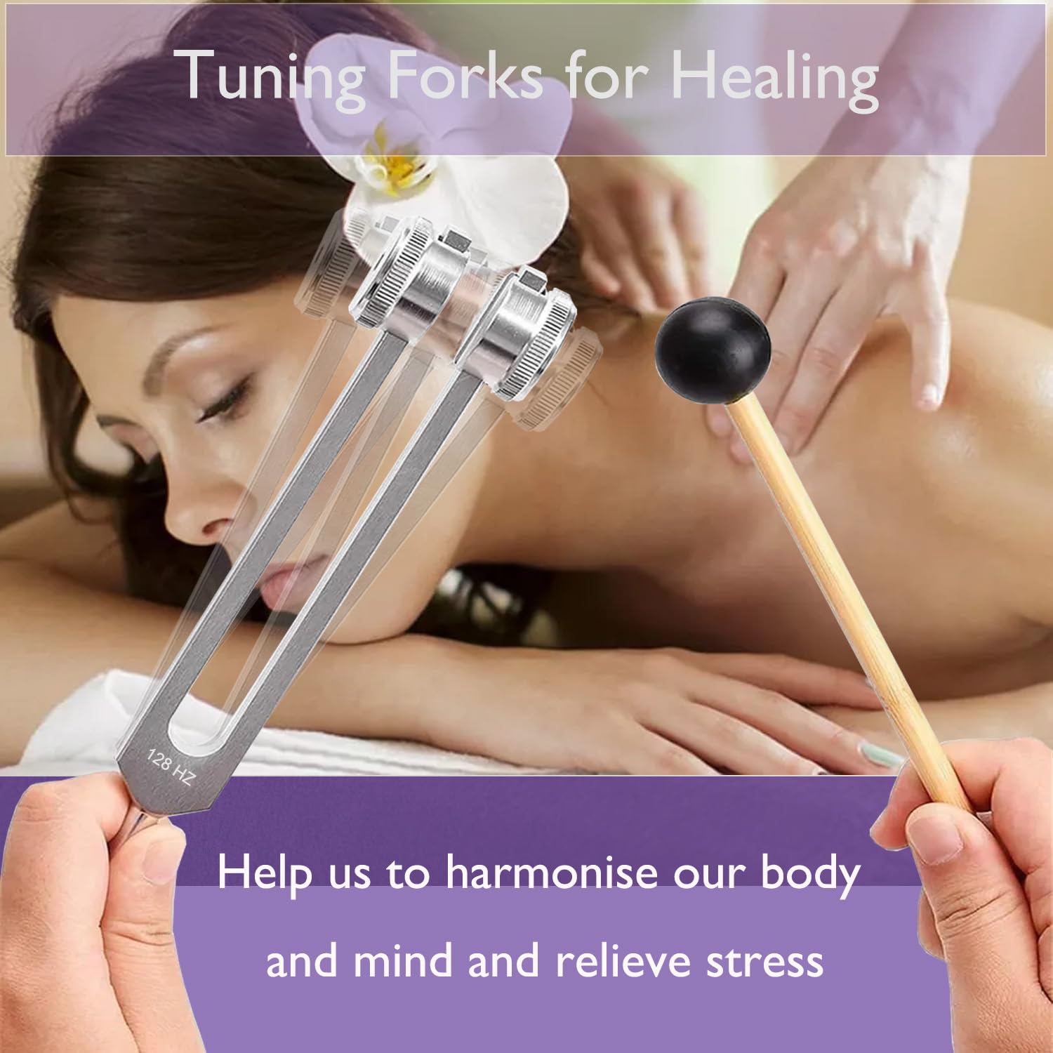 Unimore reflex hammer complements tuning forks for muscle relief.
