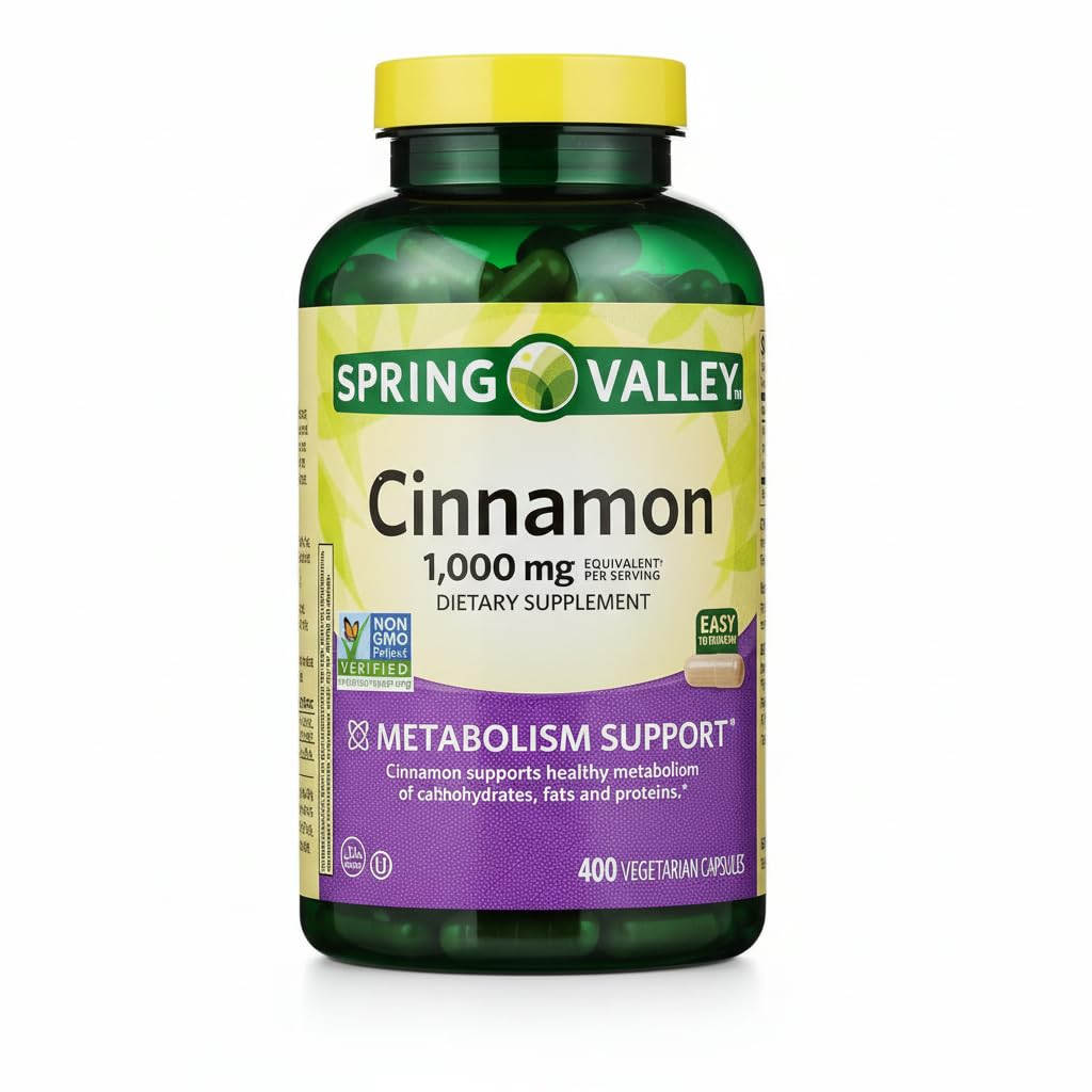 Unique Bundle Store Cinnamon 1000 mg bottle supports a convenient daily wellness routine