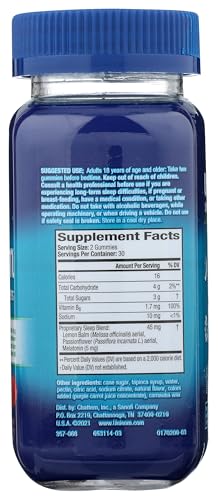 Gummies arranged to showcase fruit-flavored nighttime treat.