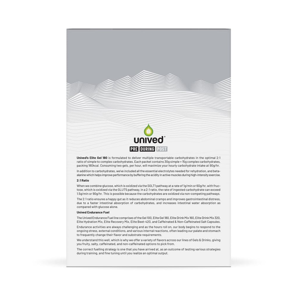 Unived Elite Gel Beta-Alanine: supports sustained effort in endurance training