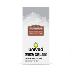 Unived Elite Gel Cocoa Sea Salt tub: convenient fueling during long sessions
