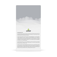 Unived Elite Recovery Mix packaging emphasizes balanced nutrition.