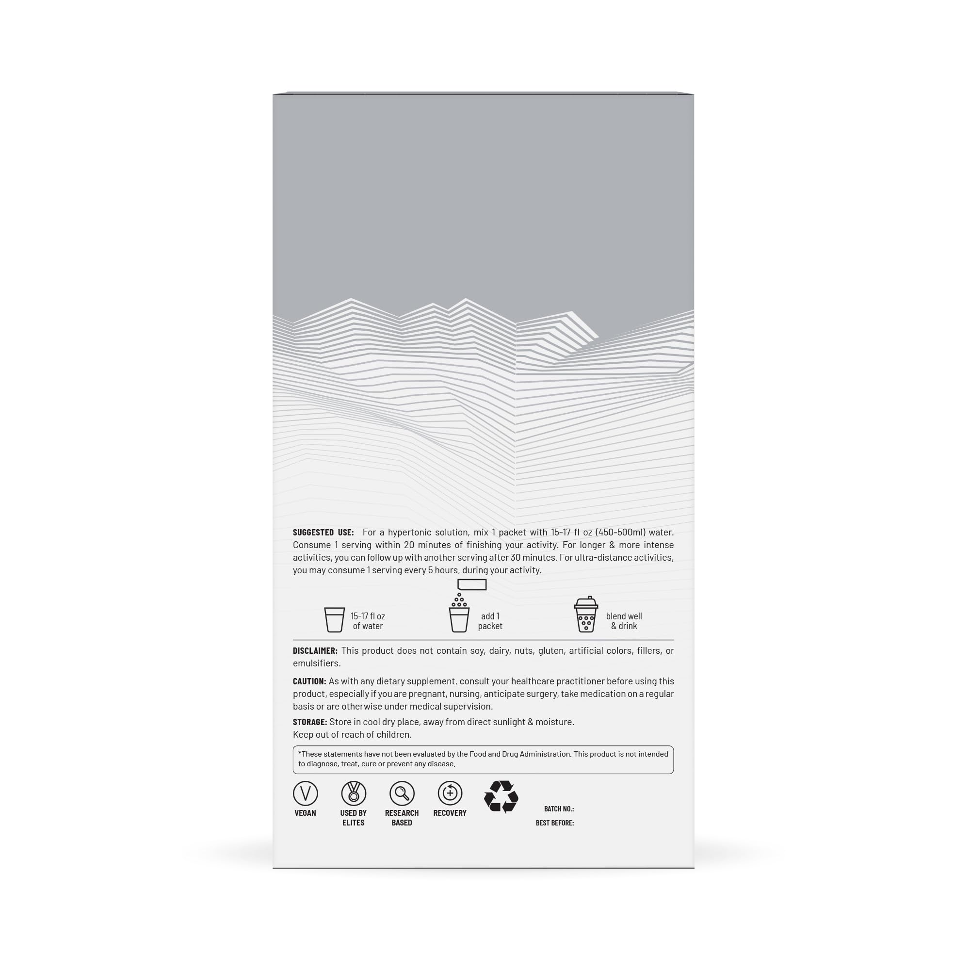 Unived Elite Recovery Mix scoop for easy measuring.