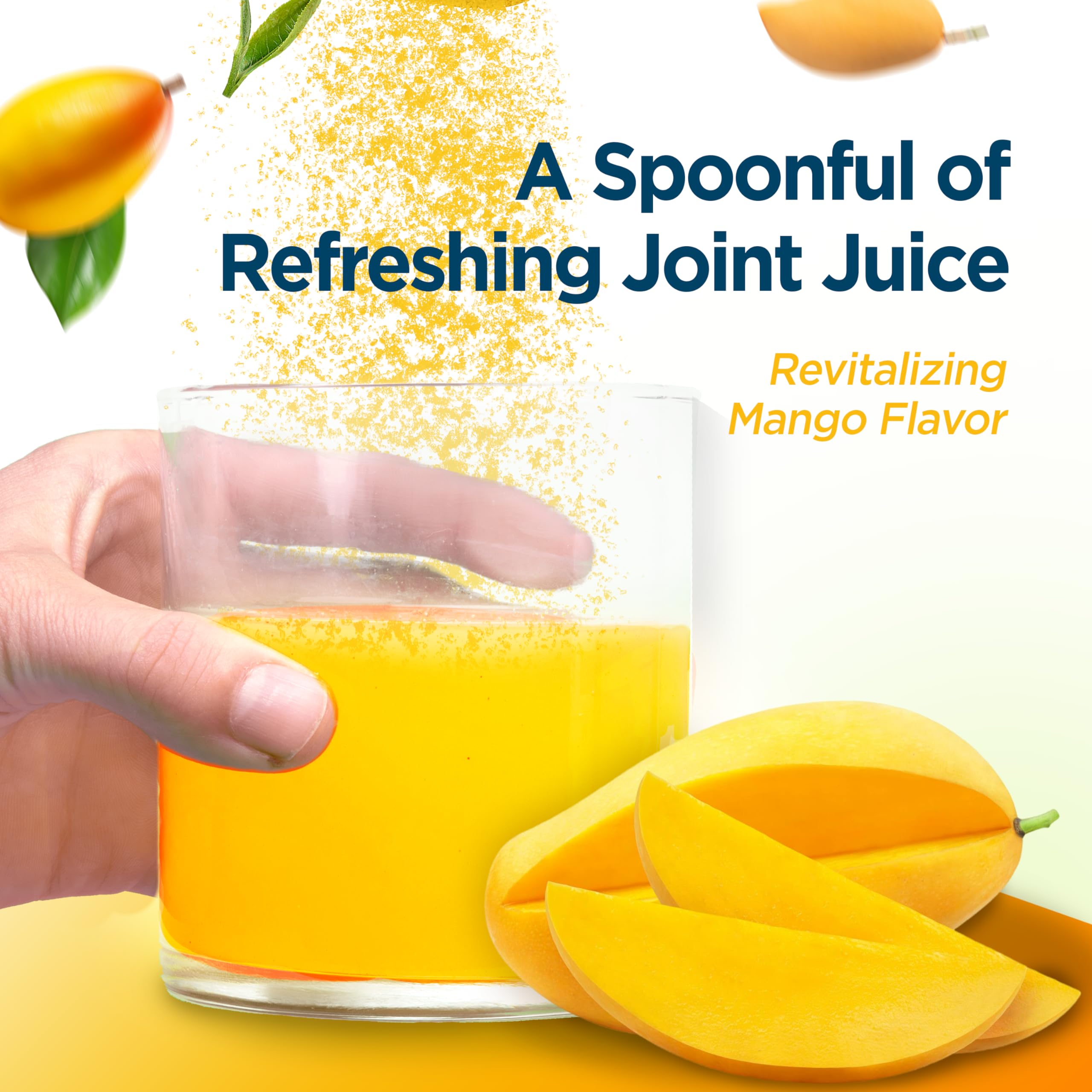 Univera RegeniCARE mango flavored powder ready to mix for convenient consumption