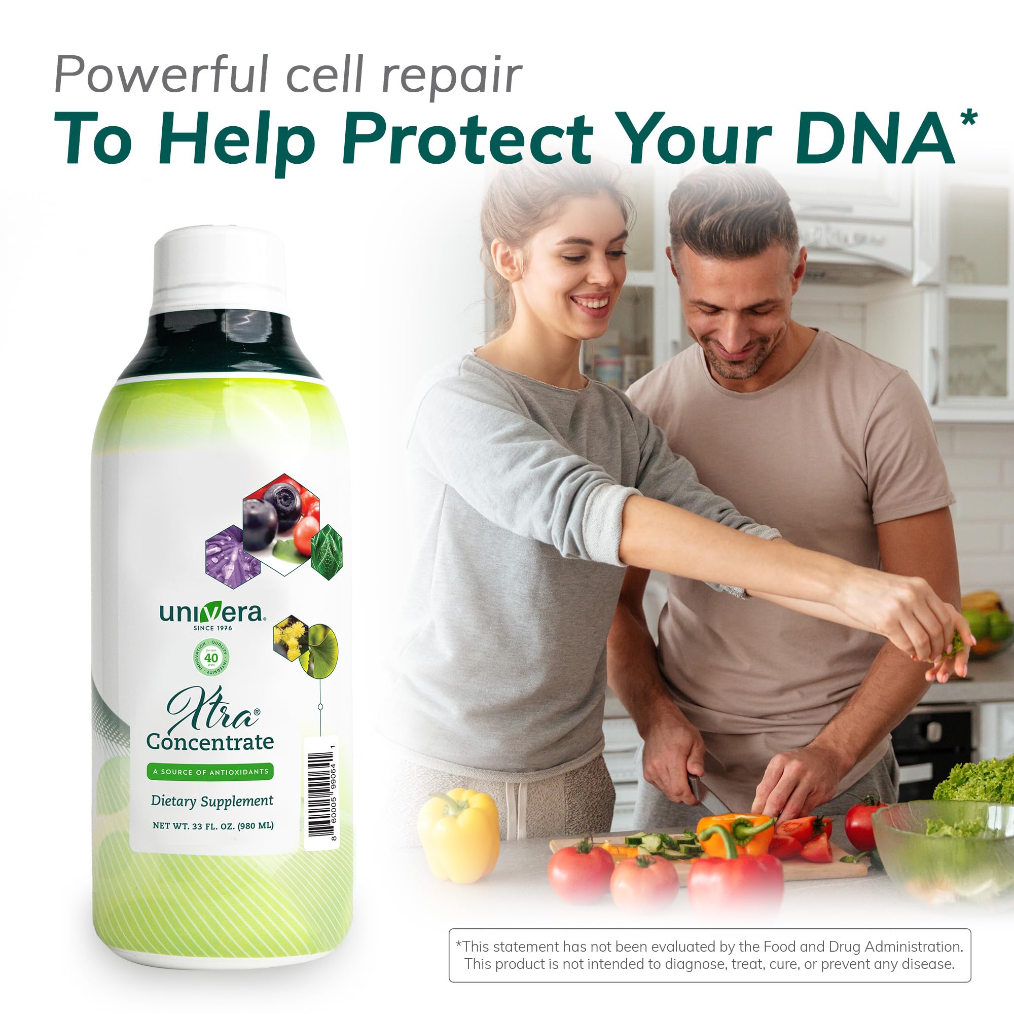 Lifestyle scene of studying with Univera Xtra Concentrate aiding daytime focus.