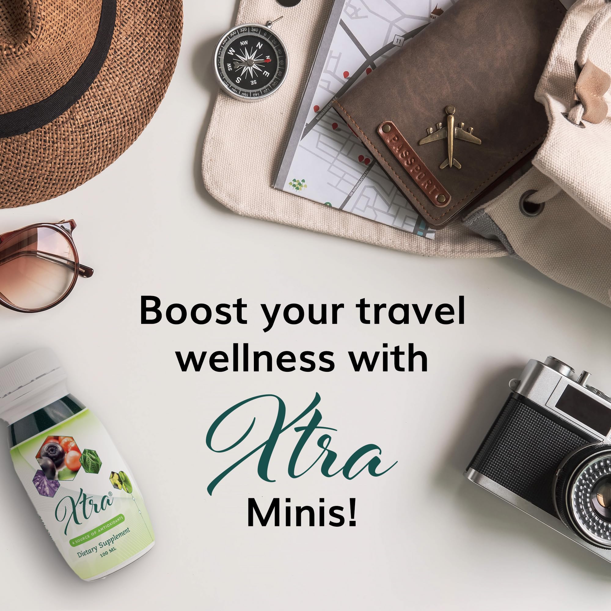 Univera Xtra Minis active lifestyle scene visualizes versatile support for daily routines.