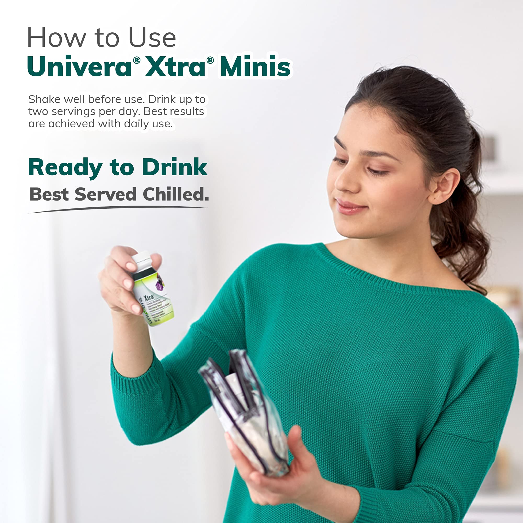 Univera Xtra Minis energy sip captures a refreshing, sustained energy option.