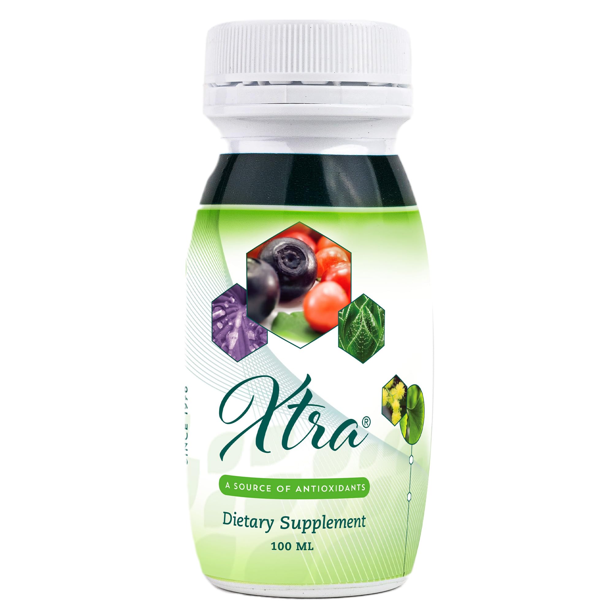 Univera Xtra Minis fruits label closeup highlights premium ingredients and quality you can trust.