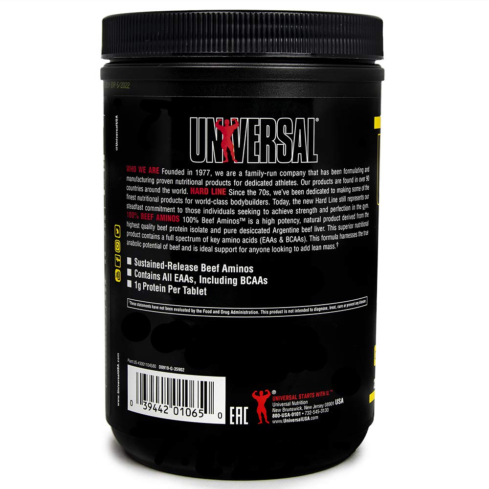 Argentine liver component visual with Universal Nutrition Beef Aminos blend