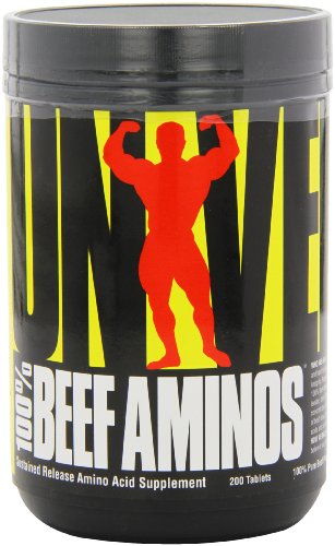 Icons for EAAs and BCAAs within Universal Nutrition Beef Aminos