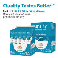 Unjury 20-stick packs per container emphasize convenient, ready-to-use servings.