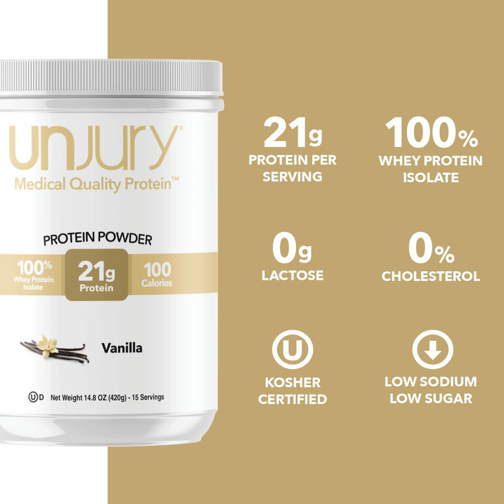 Morning shake with Unjury Vanilla delivers a creamy start