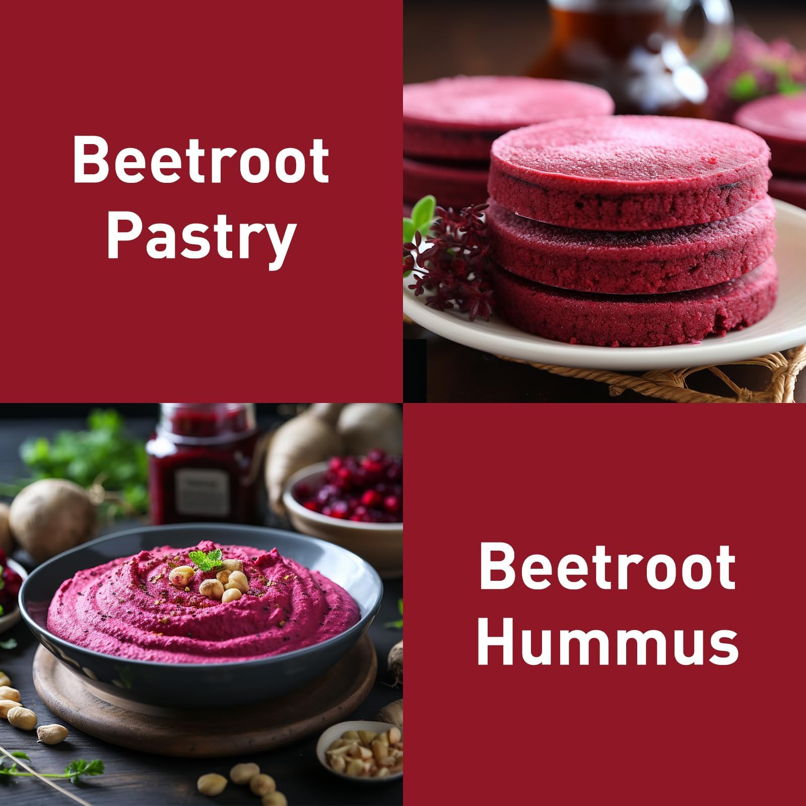 UNLEASH'D ORGANIC Beet Root Powder dissolved in smoothie for quick nourishment.