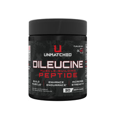 Unmatched Dileucine bottle pour showing easy daily servings for recovery support.