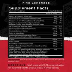 Electrashred powder scoop showing portable, non-stim electrolyte source.