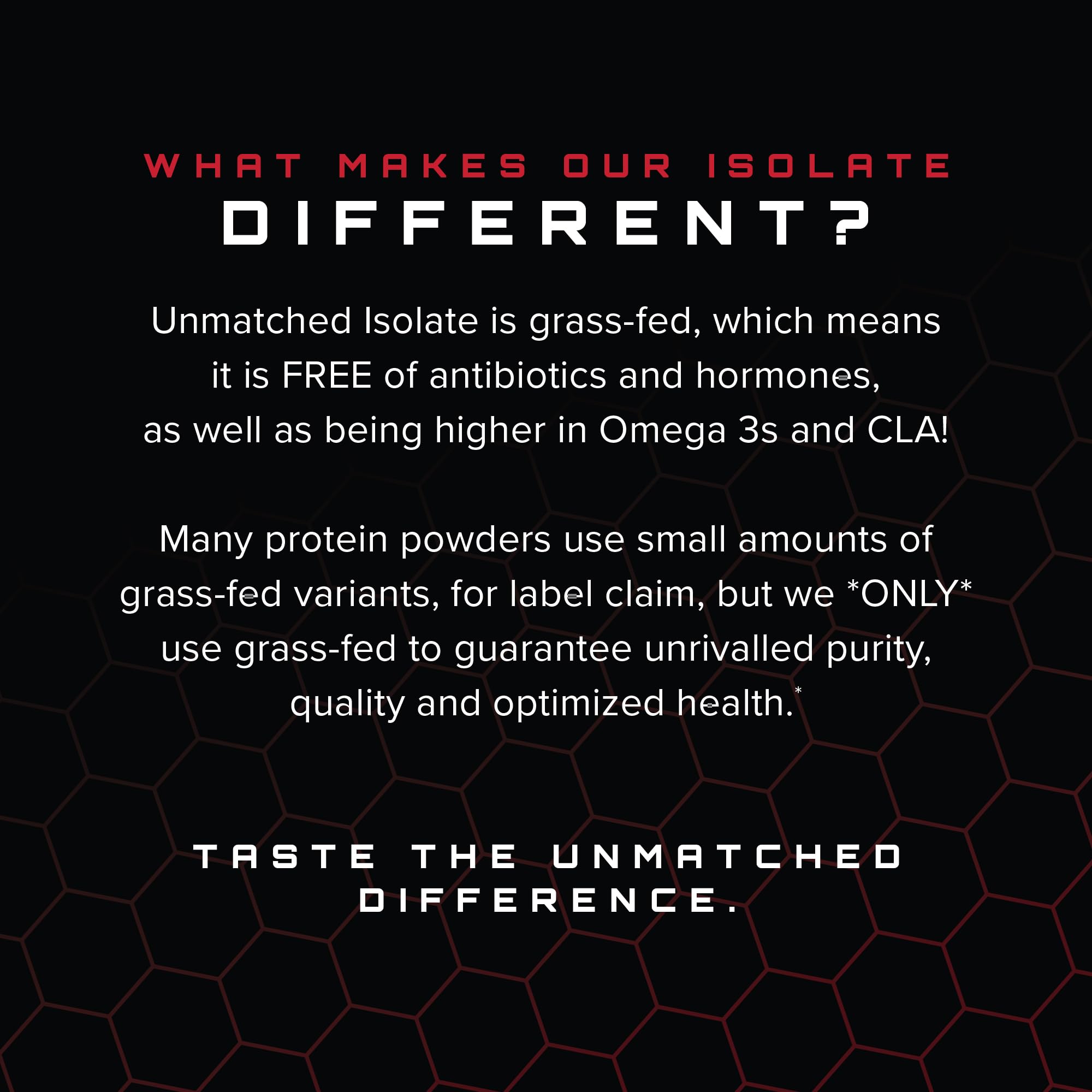 Unmatched Isolate post-workout shake being prepared for recovery