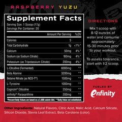 Unmatched Outlier pour action showing Raspberry Yuzu flavor and smooth mix