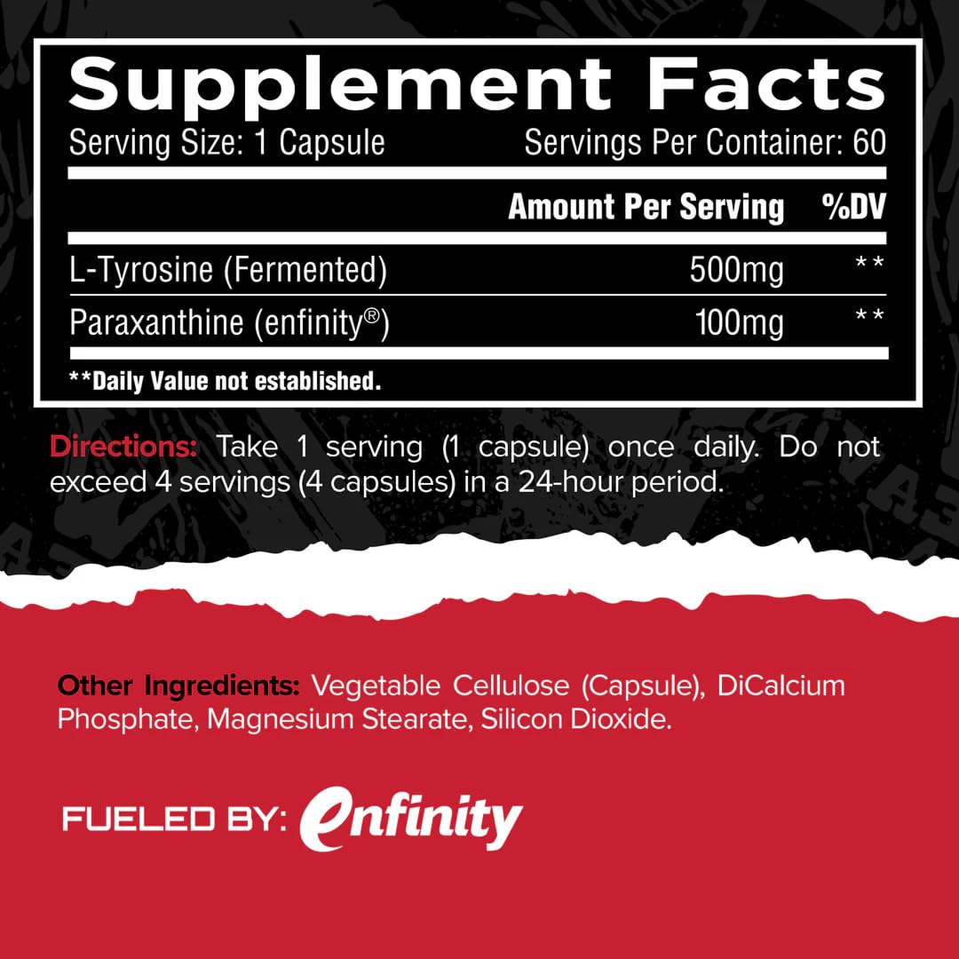 Unmatched Paraxanthine capsules offering smooth energy without jitters.