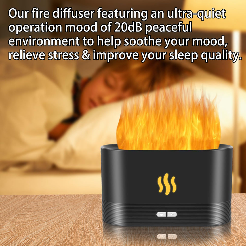 Unoutur Flame Diffuser two brightness modes for customized glow