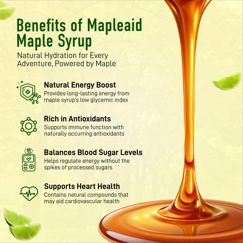 Untapped Lime Mapleaid being poured for electrolyte-rich refreshment