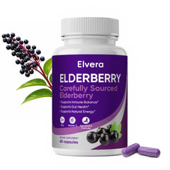 UOZXIL Elvera elderberry bottle for daily wellness support