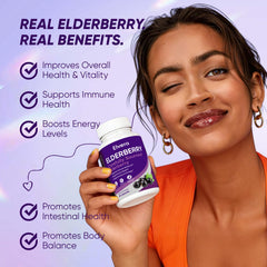 UOZXIL Elvera zinc and vitamin C label emphasizes essential nutrients