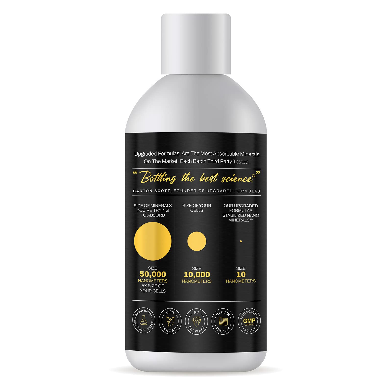 Upgraded Formulas Potassium liquid drops scene for easy dosing