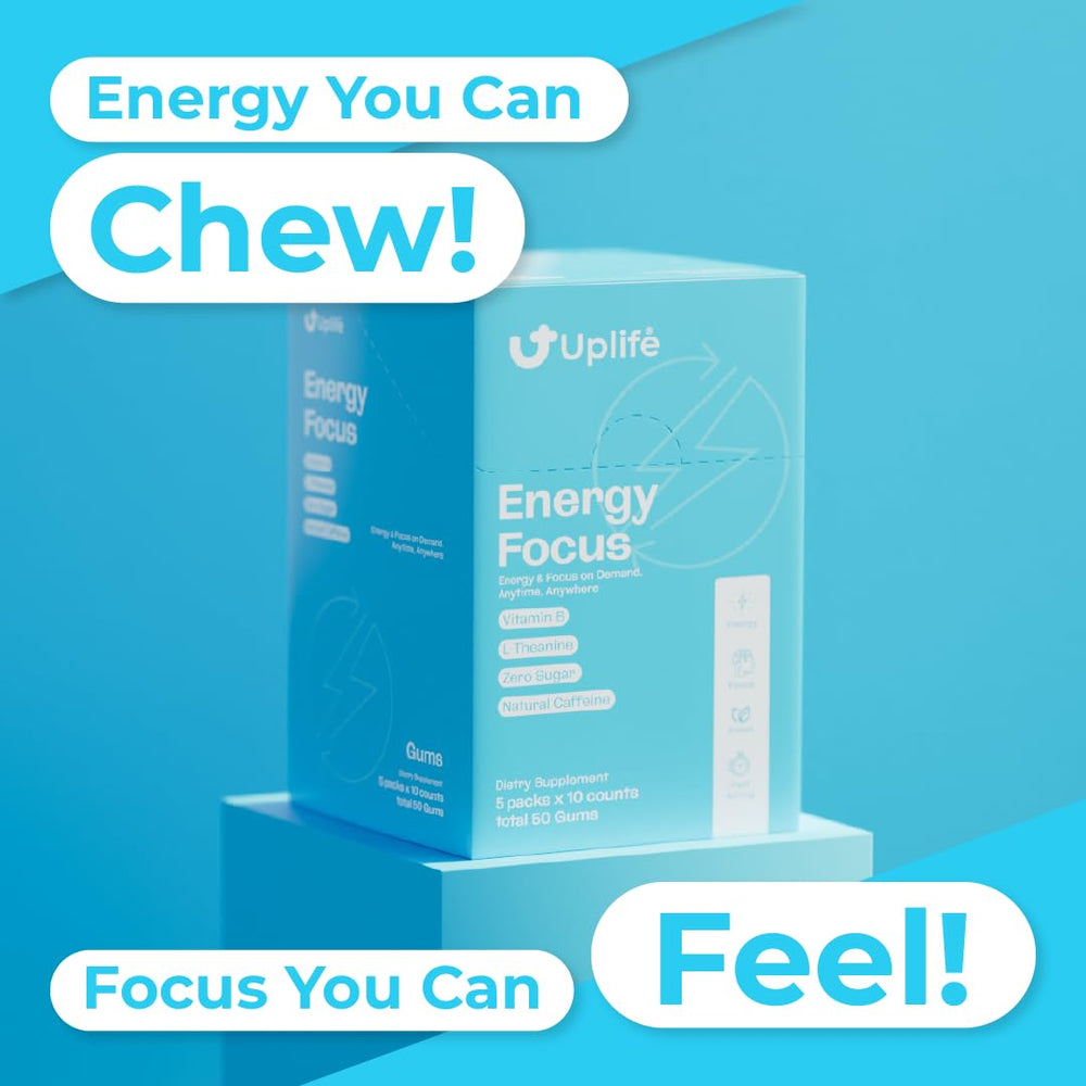 UPLIFE Peppermint breath-freshening energy boost for meetings.